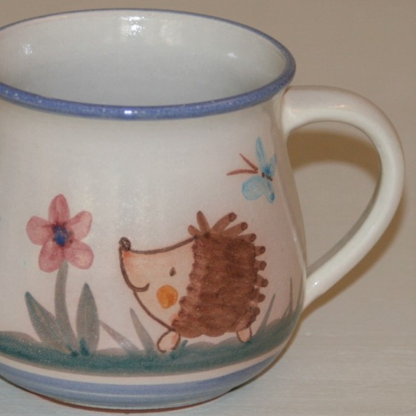 Kindertasse A, mit Igel