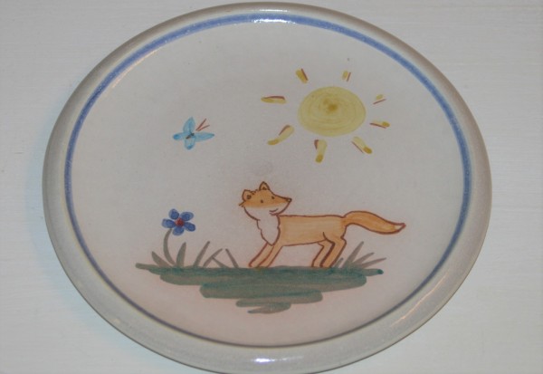 Kinderteller A, mit Fuchs