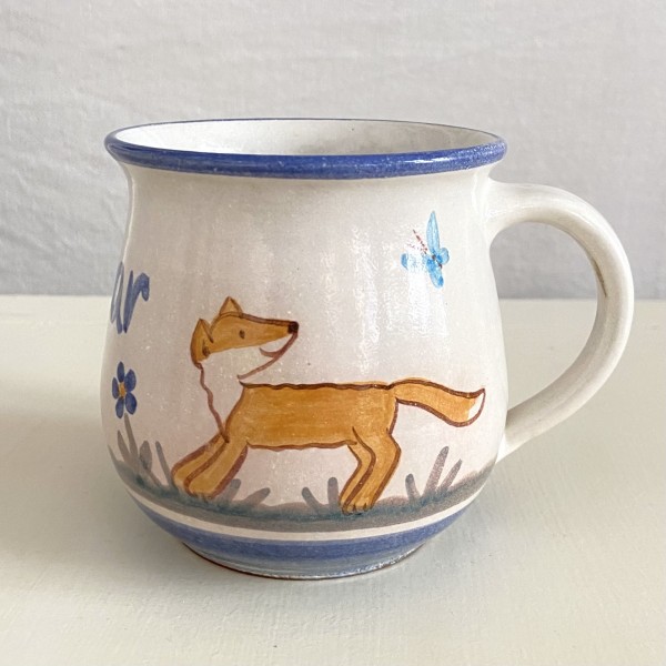 Kindertasse A mit Fuchs, mit Namen