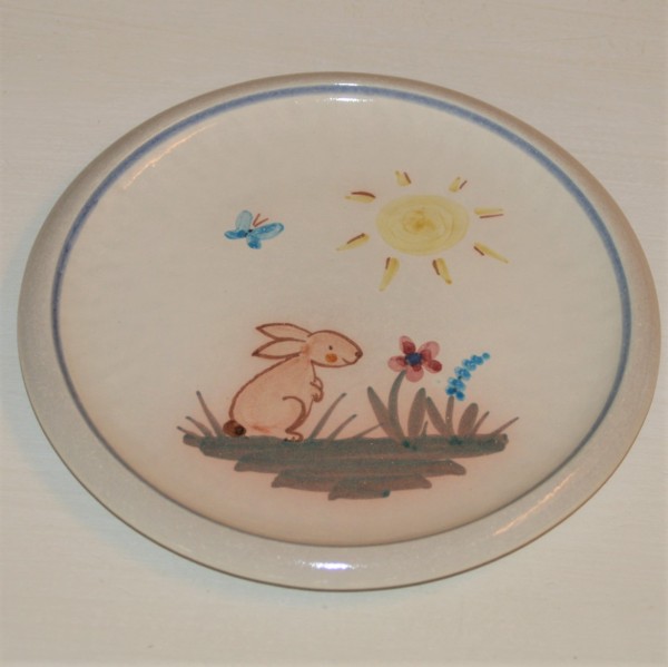 Kinderteller A, mit Hase