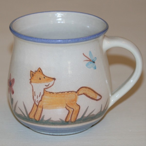 Kindertasse A, mit Fuchs