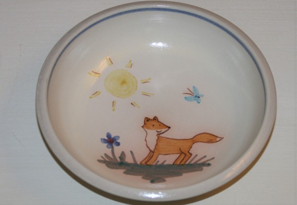 Kinderschale A, mit Fuchs