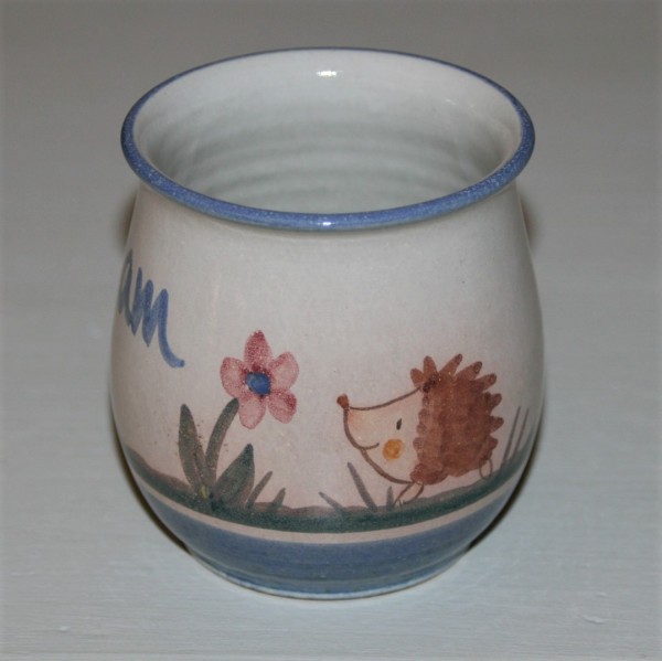 Becher mit Namen, Igel