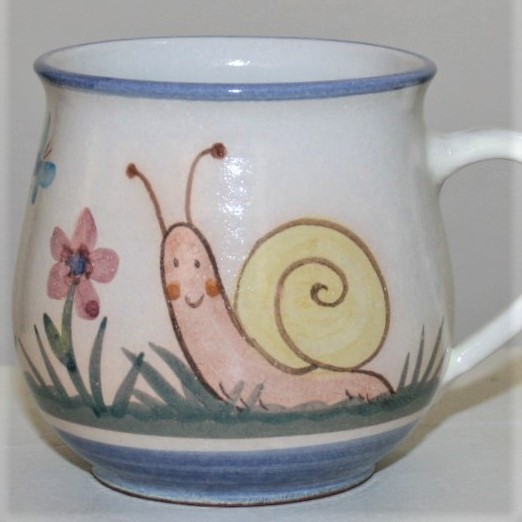 Kindertasse A, Schnecke