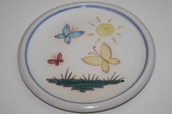 Kinderteller A, Schmetterlinge
